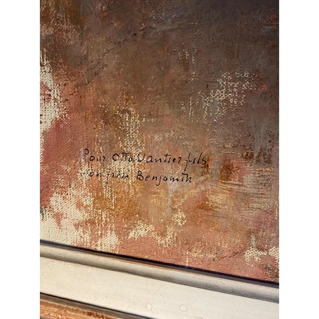 Benjamin Vautier, Still Life, Oil on Canvas For Sale - Image 8 of 9