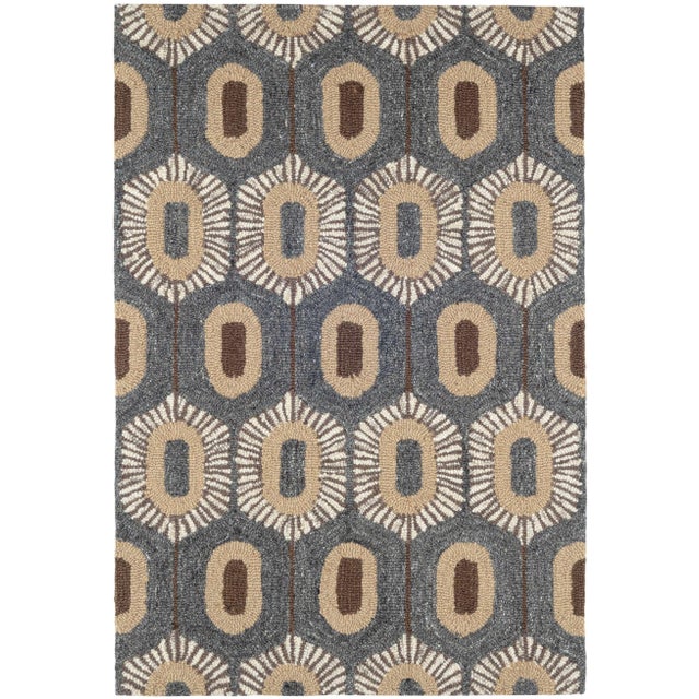 Contemporary Dash & Albert by Annie Selke Stowe Micro Hooked Wool Rug, 7' 6" x 9' 6" For Sale - Image 3 of 3