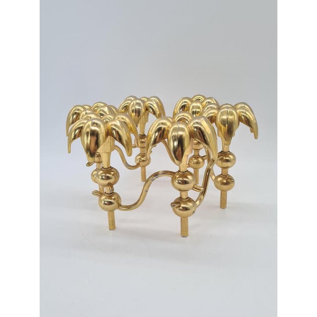 1970s Mid-Century Modern Palm Candleholder by BMF Nagel, 1970s For Sale - Image 5 of 10