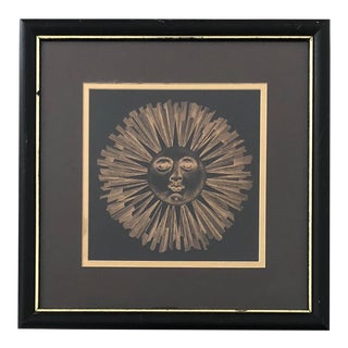 Vintage Fornasetti Sun Print For Sale