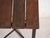 Brown Vintage Industrial Stool in Pine Wood and Iron, Central Europe, 1950 For Sale - Image 8 of 9