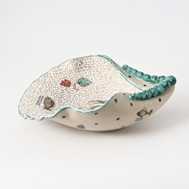 Mid-Century Italian Bowl from Deruta, 1960s For Sale - Image 9 of 14
