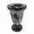 Art Deco Early 20th Century Schneider France Signed Art Deco Jade Vase in Mottled Amethyst Green For Sale - Image 3 of 5