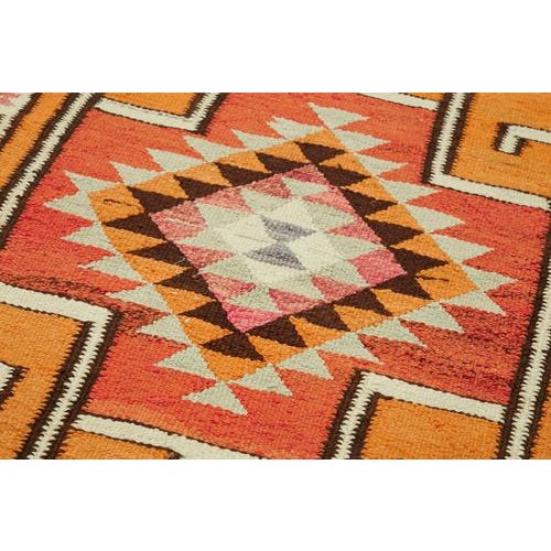 Vintage Kilim Runner Rug For Sale - Image 5 of 7
