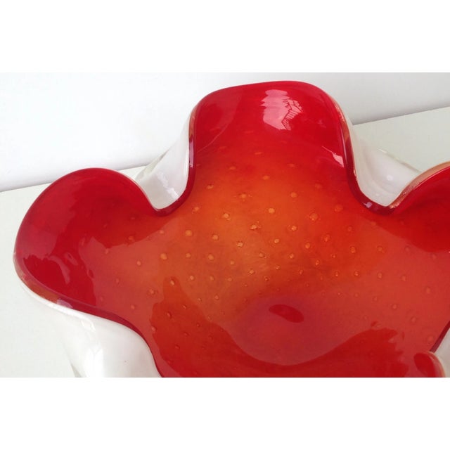 Italian Murano Large Sommerso Triple Cased Bowl For Sale In West Palm - Image 6 of 11