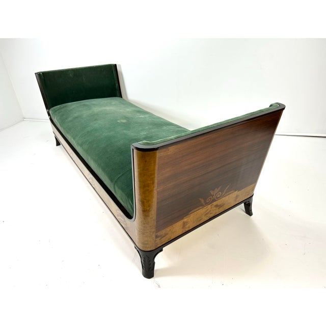Wood 1930's Swedish Daybed by Erik Chambert For Sale - Image 7 of 11