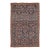 Antique Persian Floral Geometric Rug With Deep Navy Field - Rug & Kilim For Sale