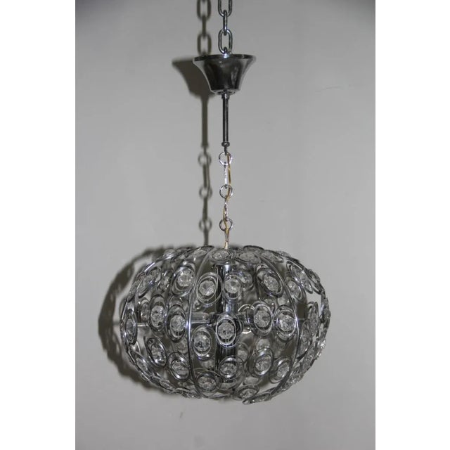 Crystal Pendants by Gaetano Sciolari, 1970s, Set of 2 For Sale - Image 3 of 12