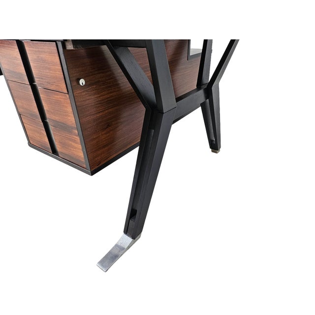 Ico Parisi Rosewood Desk for Mim, Italy, Circa 1958 For Sale - Image 16 of 18