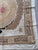 Mid-Century Modern Suzani Wall Decor - Neutral Tan Uzbek Tablecloth 4'6'' X 5'1'' For Sale - Image 3 of 18