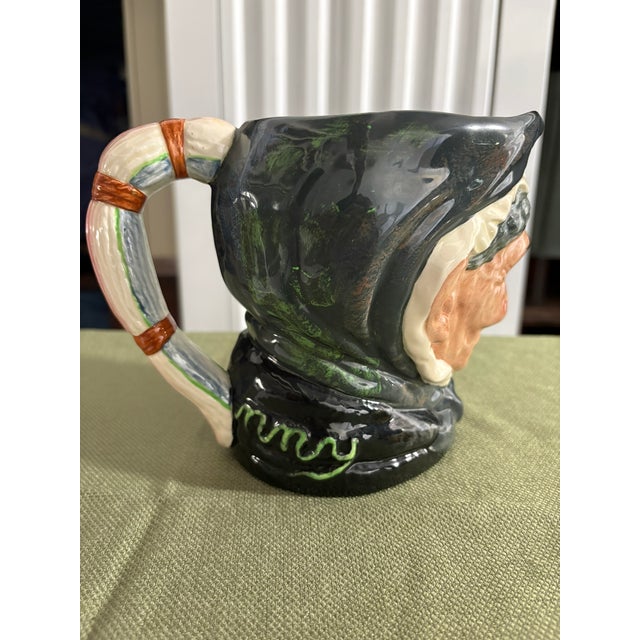 Mid-Century Modern Vintage Royal Doulton "Granny" Porcelain Toby Character Jug Mug, 20th Century For Sale - Image 3 of 8