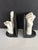 Vintage 1970s Pop Art Peace Sign & Power Fist Sculptural Bookends – Set of 2 For Sale In Indianapolis - Image 6 of 10