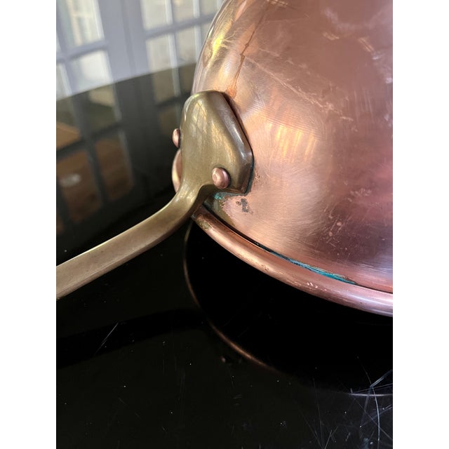 Vintage French Villedieu Copper Zabaglione/Custard Pan Chairish