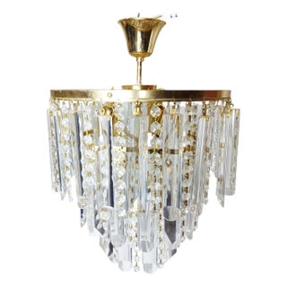 Murano Waterfall Lamp by Paolo Venini, 1950s For Sale
