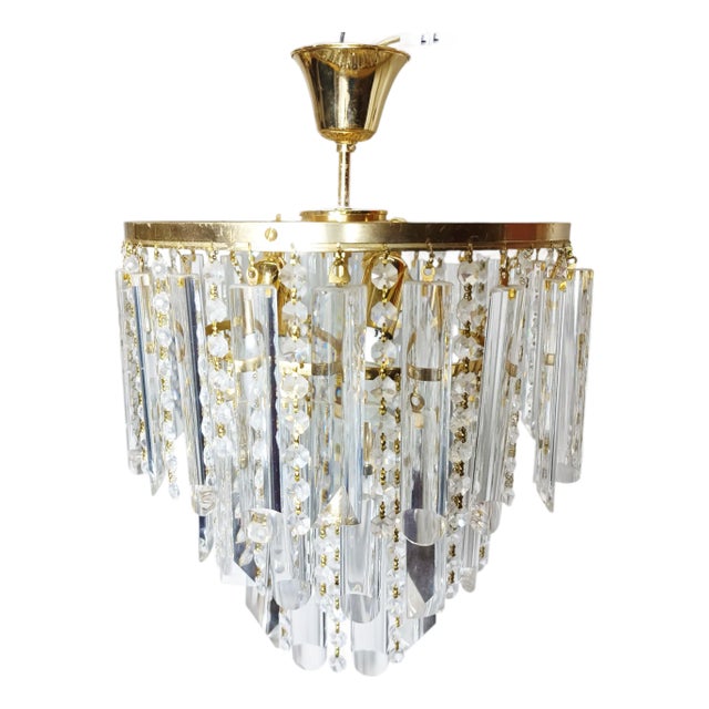 Murano Waterfall Lamp by Paolo Venini, 1950s For Sale