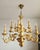 Vintage Florentine Chandelier with Gold Leaf, 1930s For Sale - Image 9 of 18