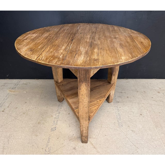 Antique Pine Cricket Table, 1800 For Sale - Image 11 of 11