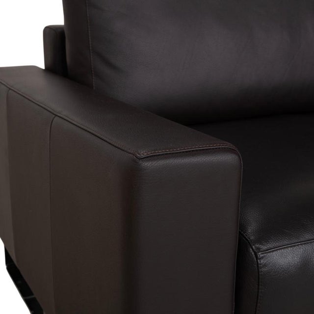 Vida Two-Seater Leather Sofa from Rolf Benz For Sale - Image 6 of 15