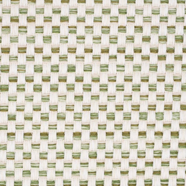 Schumacher SAMPLE - Schumacher Pacifica Indoor/Outdoor Fabric In Forest For Sale - Image 4 of 4