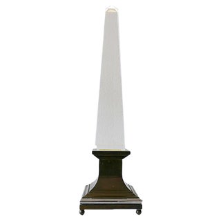 French Acrylic Glass Obelisk Table Lamp by Sandro Petti for Maison Jansen, 1970s For Sale