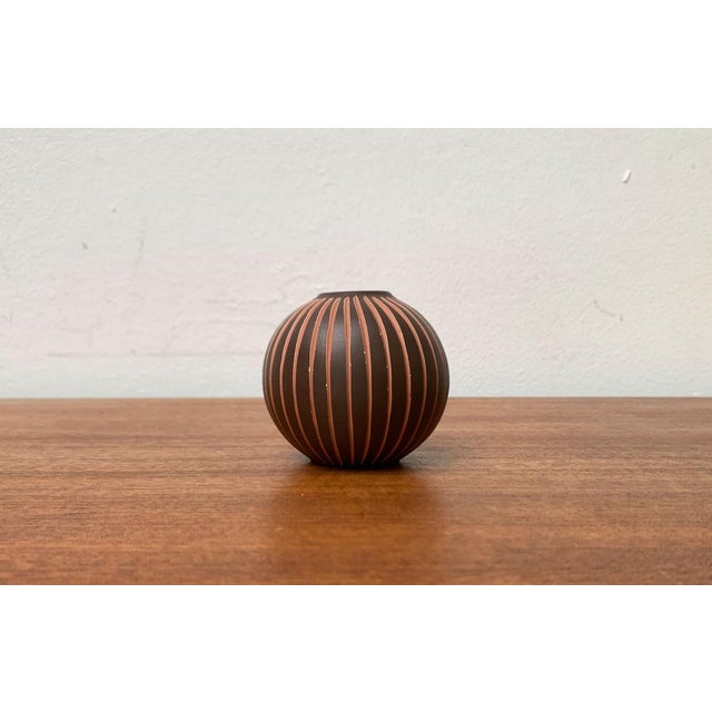 Mid-Century German Wormser Terra-Sigillata Pottery Vase, 1960s For Sale - Image 17 of 17
