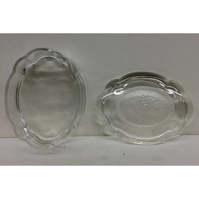 Transparent Crystal Covered Trinket Dish For Sale - Image 8 of 11