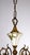 1940s Brass and Porcelain 5-Light Chandelier by Peris Andreu, 1940s For Sale - Image 5 of 16