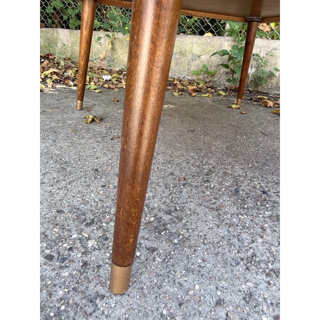 Wood Mid-Century Single Tiered Square Coffee Table For Sale - Image 7 of 12