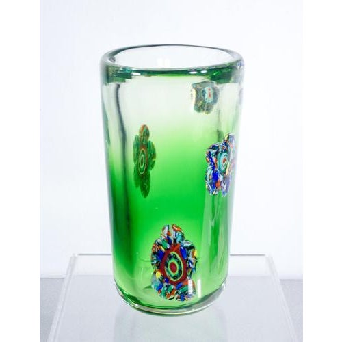 Murano Blown Glass Vase For Sale - Image 13 of 18