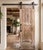 Antique Carved Wood Door Whitewashed Rustic Floral Farmhouse Entry Doors 96x31.5 For Sale In Orlando - Image 6 of 6