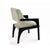 Arches Dining Chair in Grey Cotton Velvet from Insidherland For Sale - Image 4 of 8
