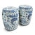Indigo Blue Fish Floral Ceramic Stool For Sale In Los Angeles - Image 6 of 10