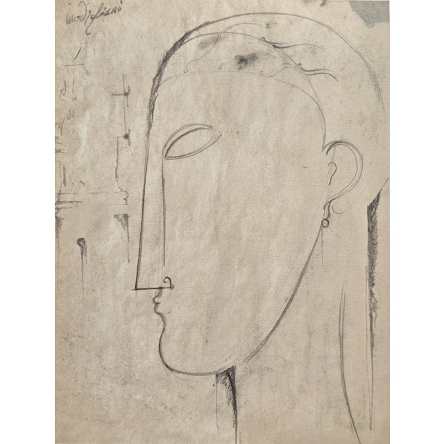 A. Modigliani, Testa di Cariatide, Lithograph For Sale - Image 7 of 7