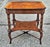 Traditional Regency Style Mahogany and Yew Wood Crossbanded Inlay Side Table For Sale - Image 3 of 9
