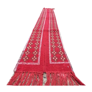 Vintage Tunisian Narrow Kilim Runner Rug