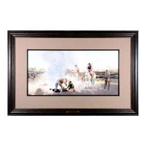Don Weller "Dust & Smoke" Watercolor Painting