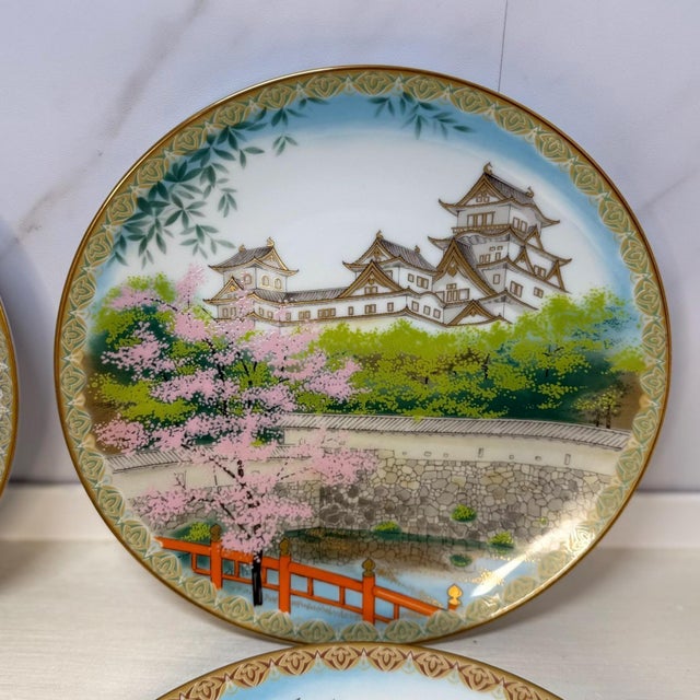 Noritake 1979 Noritake "Seasons" Limited Edition Plates by Tadao Miyabe (Set of 4) For Sale - Image 4 of 10