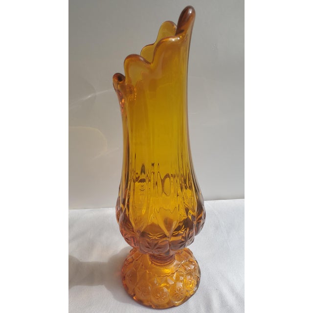アンティーク ホーローサイン DKW デーカーヴェー 英国 110A 1966 Kanawha Amber Moon and Stars Glass Swung Vase | Chairish