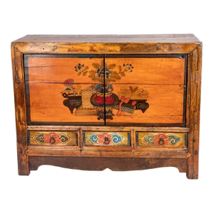 Sino Tibetan Painted Cabinet