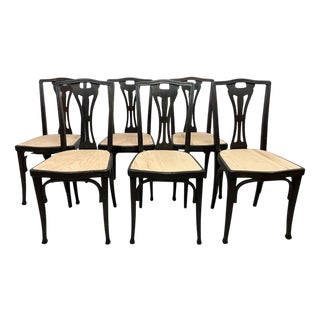 Vintage Dining Chairs from J&J Kohn, 1890s, Set of 6 For Sale