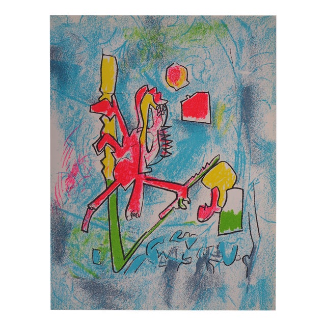 Roberto Matta, Surreal Creature, Lithograph For Sale