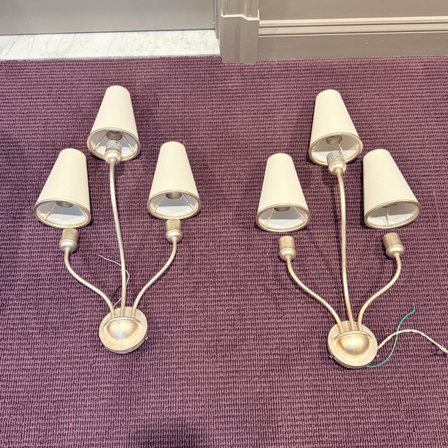 Metal Visual Comfort Aerin Montreuil Small Wall Sconces - Pair For Sale - Image 7 of 7