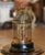 Mid-Century Swiss Brass Singing Bird Automaton Cage Attributed to Reuge For Sale In Dallas - Image 6 of 7