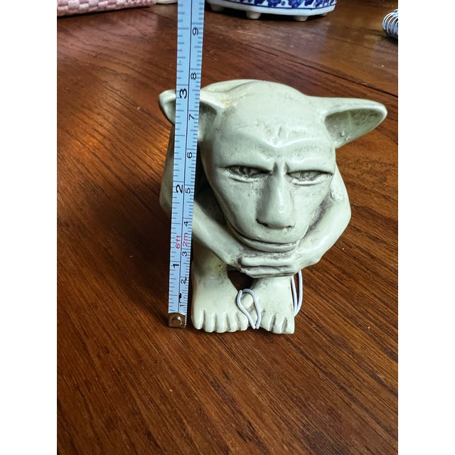 Gothic Vintage Petite Dedo Sculpture With Tag For Sale - Image 3 of 5