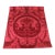 19Th C. Empire Style Oxblood Red Color Silk Velvet Gaufrage Panel #1 For Sale