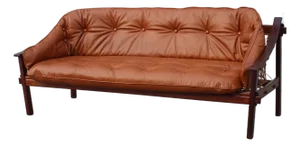 1960s Amazonas Loveseat Sofa Attributed to Jean Gillon for Italma Wood Art