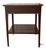 Vintage Craftique Chippendale Style Solid Mahogany Nightstand / Side Table For Sale - Image 10 of 11