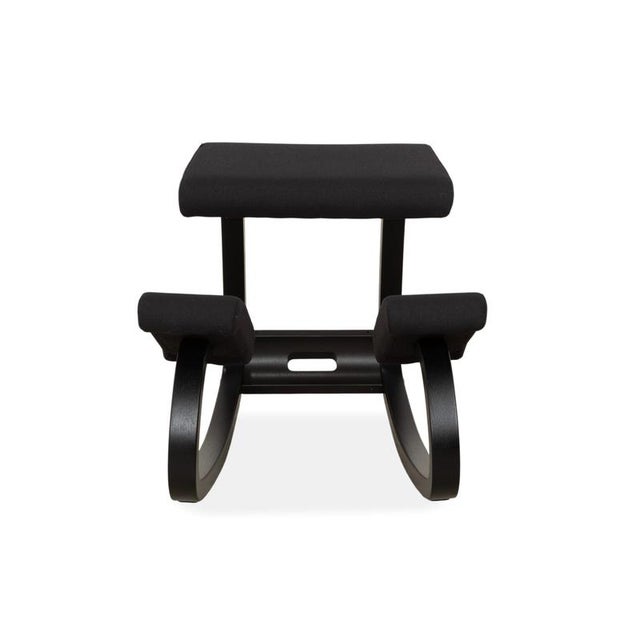 Black Black Ash and Fabric Variable Stool from Varier For Sale - Image 8 of 12