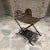 1920s Neoclassical Antique Cast Iron Vanity Bench Stool by Oscar Bach For Sale In San Diego - Image 6 of 10