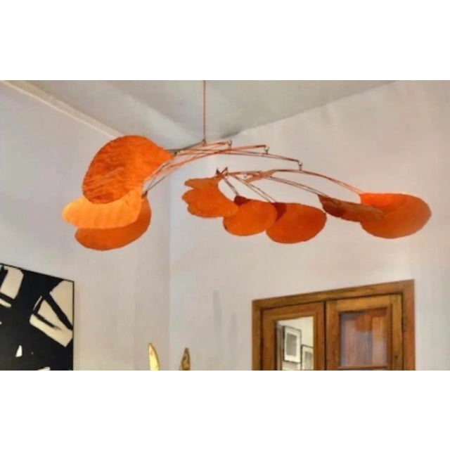 Large Impressive Indoor Hanging Mobile Sculpture by Artist Scott Donadio, 6 Ft. For Sale - Image 10 of 11